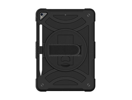 ELKUAIE Funda compatible con ipad 10.2 (2019/2020/2021) Protector Portalápices Pata de cabra Correa para el hombro.