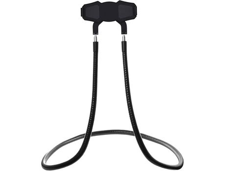 ELKUAIE Soporte universal para tableta y teléfono Soporte para teléfono para el cuello Soporte para tableta de cabecera Trípode