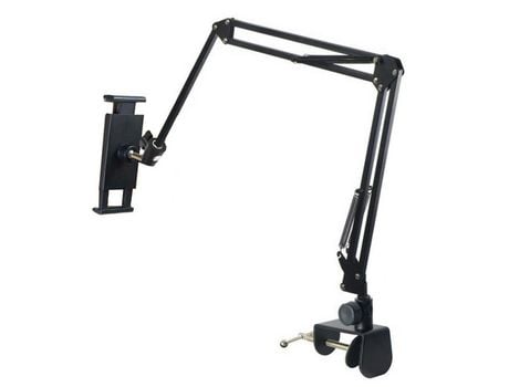 Soporte para tableta para cama Soporte para tableta cama Soporte para tableta giratorio 360 grados con brazo de aluminio resistente para iPad, tabl...