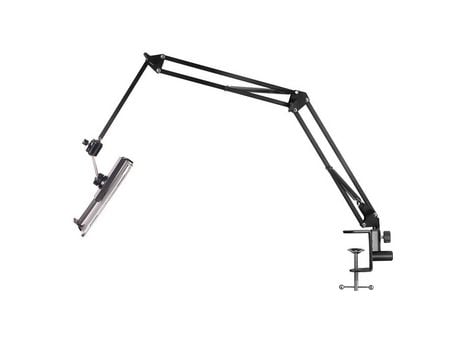Soporte para tableta para cama Soporte para cama Soporte para cama Rotación de 360 grados con brazo de aluminio resistente para iPad, tableta, telé...