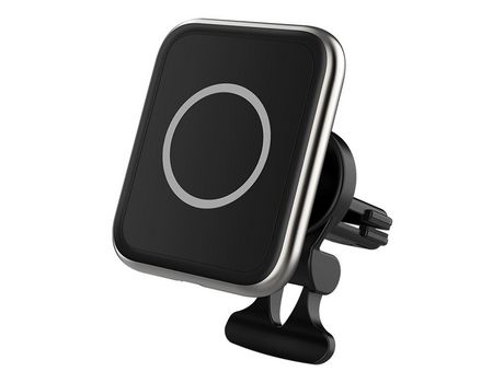 Cargador inalámbrico magnético para automóvil 15W Carga rápida Soporte estable para automóvil de aleación de zinc, compatible con iphone12 serie co...