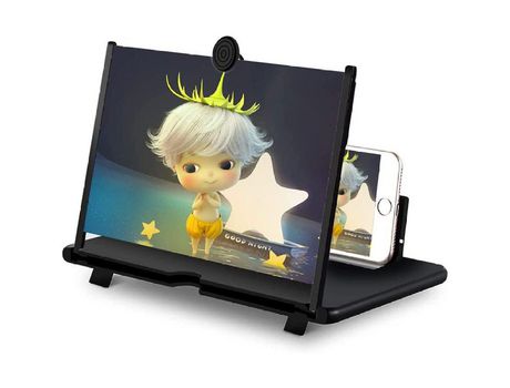 Lupa de pantalla Ultra HD de 16 pulgadas lupa de pantalla de teléfono 3D ampliación de pantalla de lupa de teléfono móvil para todos los teléfonos ...