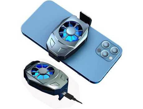 Enfriador de teléfono celular silencioso de carga rápida para juegos o ver videos Disipación de calor compatible con teléfono móvil de 4-6.7 pulgad...