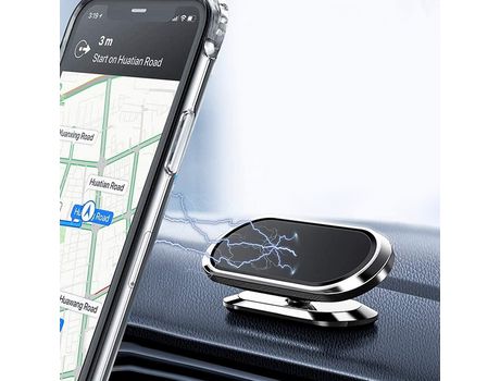 Car Mobile Phone Holder 360 Rotation Car Holder (2 Pieces) Portable Magnetic Car Phone Holder Universal Compatible with iPhone Huawei Samsung GPS et
