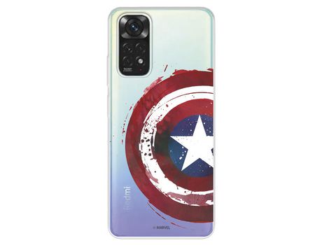 Funda para XIAOMI Redmi Note 11 Pro 5G Oficial de Marvel Capitán América Escudo Transparente - Marvel