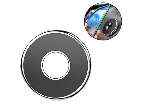 ELKUAIE pieza de soporte magnético para coche para teléfono kit de montaje de montaje de teléfono celular - negro, plata