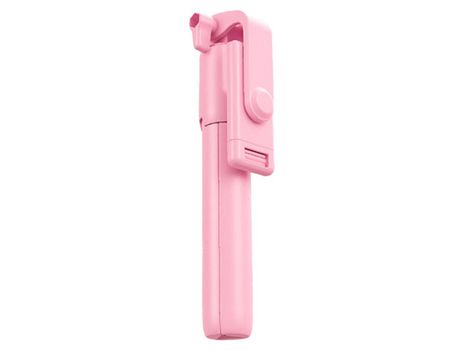 Palo de Selfie Palo Selfie Extensible Mando Distancia Inalámbrico Trípode ELKUAIE Rosa