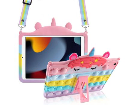 ELKUAIE Para iPad 10.2 Case iPad 9 8 7th Gen Case con soporte