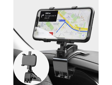 Car Phone Holder 360 Degree Rotation, Dashboard Cell Phone Holders Automobile Car Phone Mount for GPS and 4-7 inch Smartphones