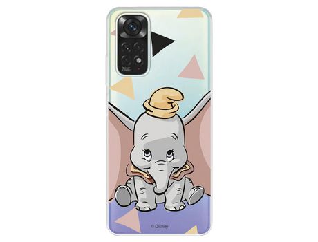 Funda para XIAOMI Redmi Note 11 Pro 5G Oficial de Disney Dumbo Silueta Transparente - Dumbo