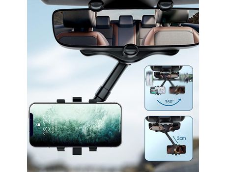 Car Phone Holder Car Rearview Mirror Phone Holder, Rearview Car Phone Holder, Car Phone Holder, 360 Rotatable Car Phone Holder