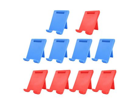 ELKUAIE 10 piezas de plástico de escritorio para teléfono móvil soporte plegable para tableta clase en línea en vivo