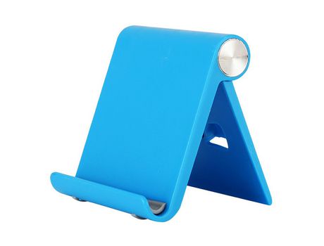 ELKUAIE Soporte para teléfono celular de escritorio Soporte para teléfono plegable ajustable Soporte para teléfono de oficina