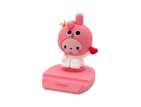 ELKUAIE Lindo y adorable soporte para teléfono móvil para mesa, mesa, tableta, decoración de oficina, adorno para el hogar