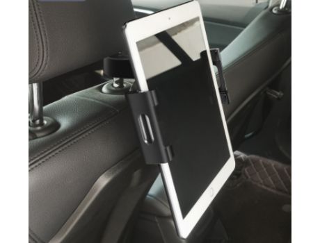 Apoio de cabeça para carro com rotação de 360 graus suporte para tablet Negro