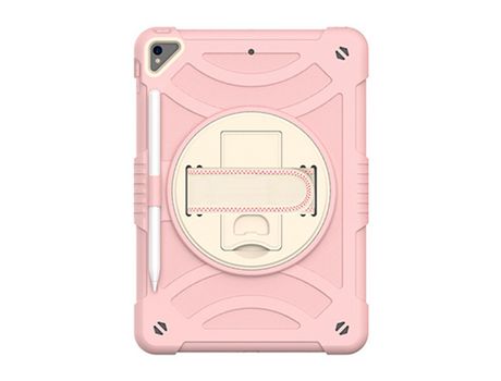 ELKUAIE Funda compatible con ipad 10.2 (2019/2020/2021) Protector Portalápices Pata de cabra Correa para el hombro.