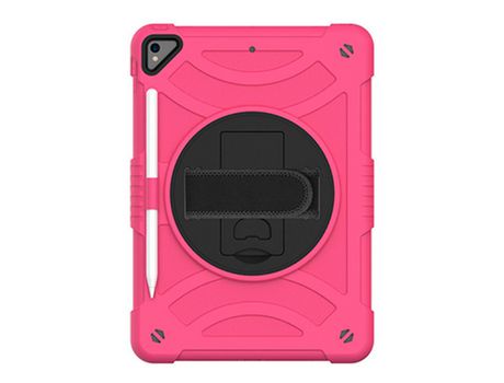 ELKUAIE Funda compatible con ipad 10.2 (2019/2020/2021) Protector Portalápices Pata de cabra Correa para el hombro.