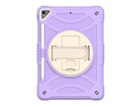 ELKUAIE Funda compatible con ipad 10.2 (2019/2020/2021) Protector Portalápices Pata de cabra Correa para el hombro.