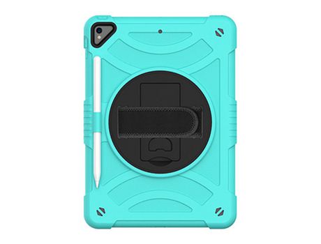 ELKUAIE Funda compatible con ipad 10.2 (2019/2020/2021) Protector Portalápices Pata de cabra Correa para el hombro.