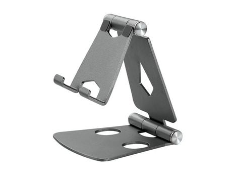 ELKUAIE Soporte de escritorio móvil portátil plegable para teléfono móvil de aleación de aluminio