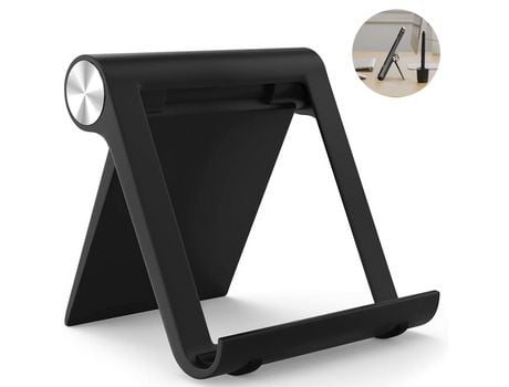 ELKUAIE Soporte portátil con ángulo de visión ajustable para tabletas, lectores electrónicos y teléfonos celulares