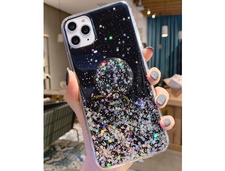 ELKUAIE Hecho para iPhone 11 Pro Max Case Mujeres Niñas Love Phone Case Ring Holder