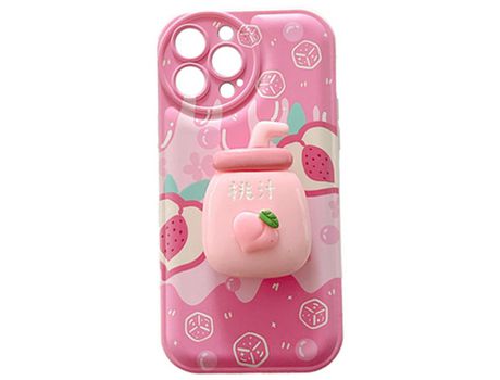 ELKUAIE Estuche lindo con soporte oculto Estuche protector a prueba de golpes para iPhone14