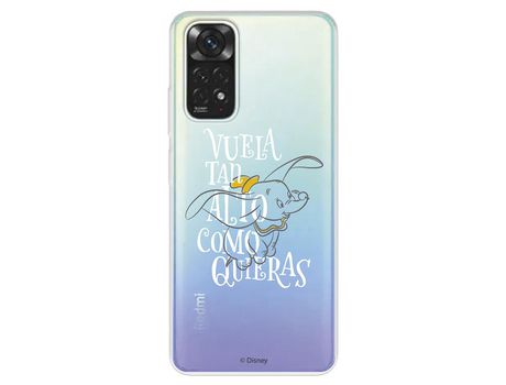 Funda para XIAOMI Redmi Note 11 Pro 5G Oficial de Disney Dumbo Vuela tan Alto - Dumbo