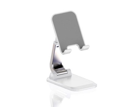 ELKUAIE Nuevo soporte para teléfono móvil de escritorio - Soporte en vivo plegable para teléfono móvil