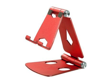 ELKUAIE Soporte de escritorio móvil portátil plegable para teléfono móvil de aleación de aluminio