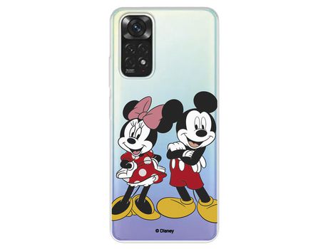 Funda para XIAOMI Redmi Note 11 Pro 5G Oficial de Disney Mickey y Minnie Posando - Clásicos Disney