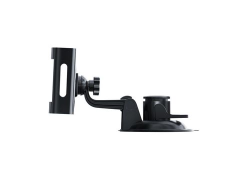 Painel de controle com ventosa antivibração carro telefone tablet suporte Negro