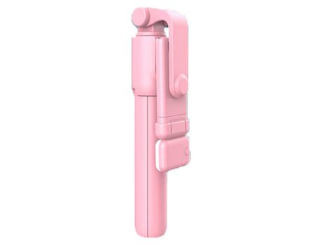 Palo de Selfie Palo Selfie Extensible Control Remoto Inalámbrico Trípode ELKUAIE Rosa