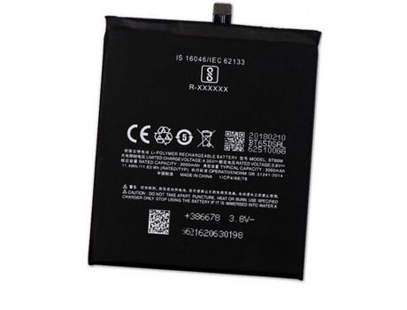 Meizu mx6 Mx6 bt65m 3060mAh 3.8V 11.63Wh