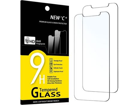 Pacote com 2 protetores de tela para iPhone 11 Pro, iPhone X, iPhone XS vidro temperado