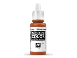 Pintura Acrílica Mate 17 Ml ACRYLICOS VALLEJO 999 Cobre