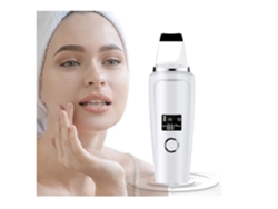 YEMAESRE Masajeador facial exfoliante blanco con removedor de espinillas Modos de limpieza profunda Extractor de limpieza de poros