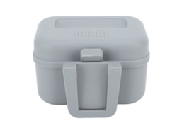 2026rebe-caja De Cebo Vivo Para Pesca Estación De Cebo Plástico Impermeable Resistente Al Calor Contenedor De Gusanos Gris S