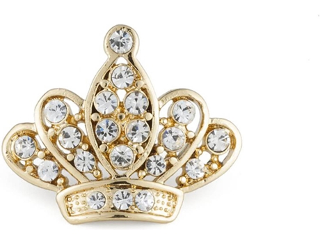 Broche VANCRYSTALS Queen (Latón - Dorado - 1x1.5 cm)