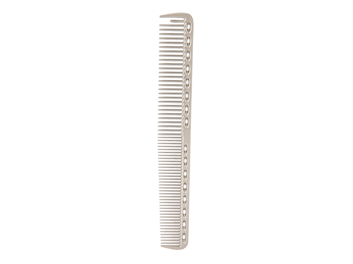 Peine Profesional De Aluminio Espacial Y Acero Inoxidable Antiestático Herramientas De Belleza Plata