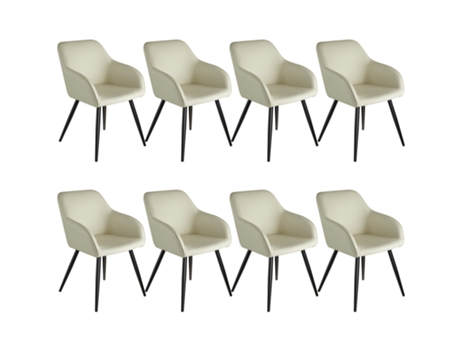 Pack de 8 Sillas TECTAKE (Poliuretano)