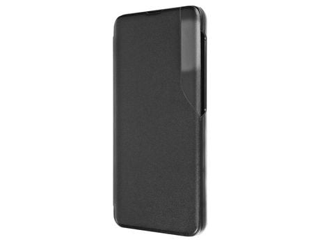 Funda para Samsung A13 5G y A04s Ventana de visualización de la hora Negro