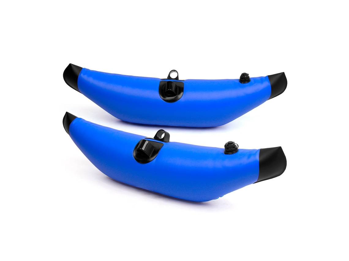 2 Flotadores Inflables De Pvc Estables Para Kayak, Barco De Pesca Y Tabla De Paddle Surf.