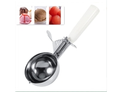 Cuchara Reutilizable De Acero Inoxidable Para Helado, Puré, Fruta Y Masa Para Galletas - Utensilio De Cocina