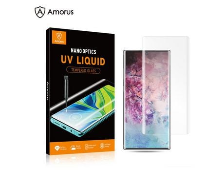 Protector de Pantalla de Cristal Templado AMORUS para Samsung Galaxy Note 10 Plus