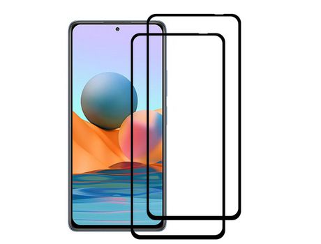 Protector de Pantalla de Cristal Templado AMORUS para Xiaomi Redmi Note 10 4G/Note 10S/Poco M5s 4G