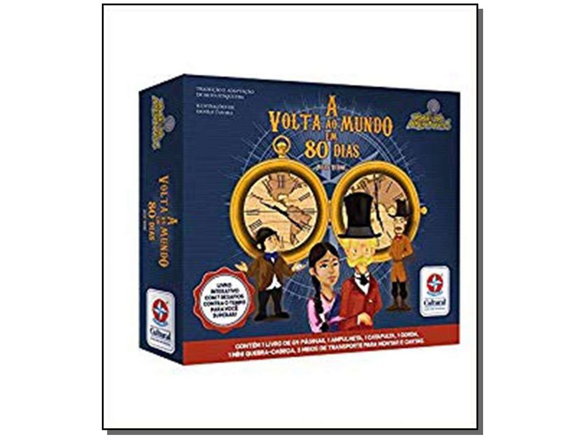 Libro Volta Ao Mundo em 80 Dias a Estrela Cultural de Jules Verne e Beto Junqueyra (Portugués do Brasil)