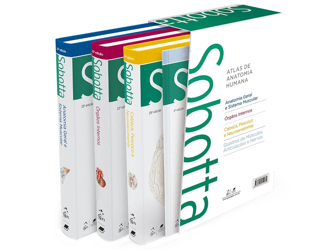 Libro Sobotta Atlas de Anatomia Humana 3 Vols.-25Ed/23 de Guanabara Koogan - Grupo Gen (Portugués)