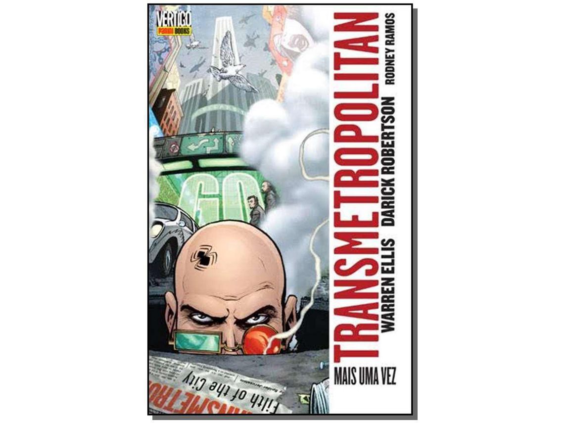 Libro Transmetropolitan Vol. 06 Mais Uma Vez de Ellis e Warren (Portugués)