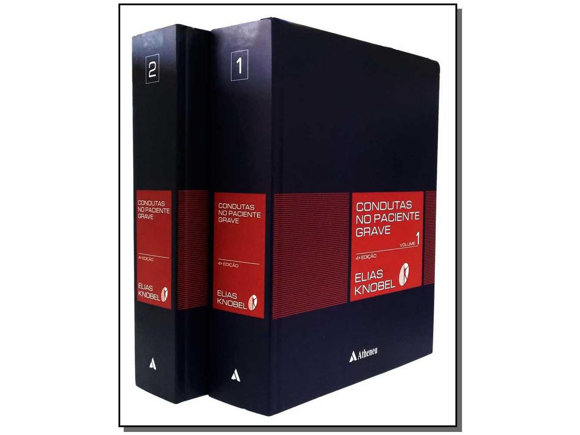 Libro Condutas no Paciente Grave 02 Vols 04Ed/16 de Elias Knobel (Portugués do Brasil - Tapa Dura)